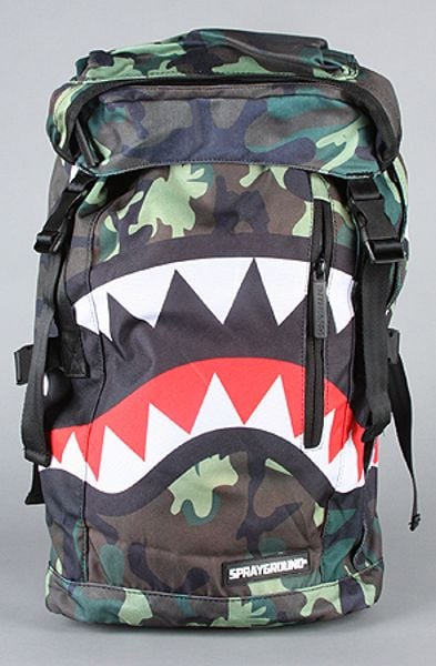 Sprayground Backpack Camo Shark