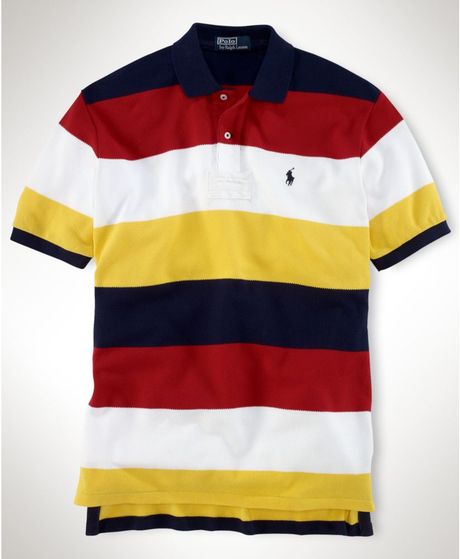 Ralph Lauren Big and Tall Striped Polo Shirt in Multicolor for Men ...