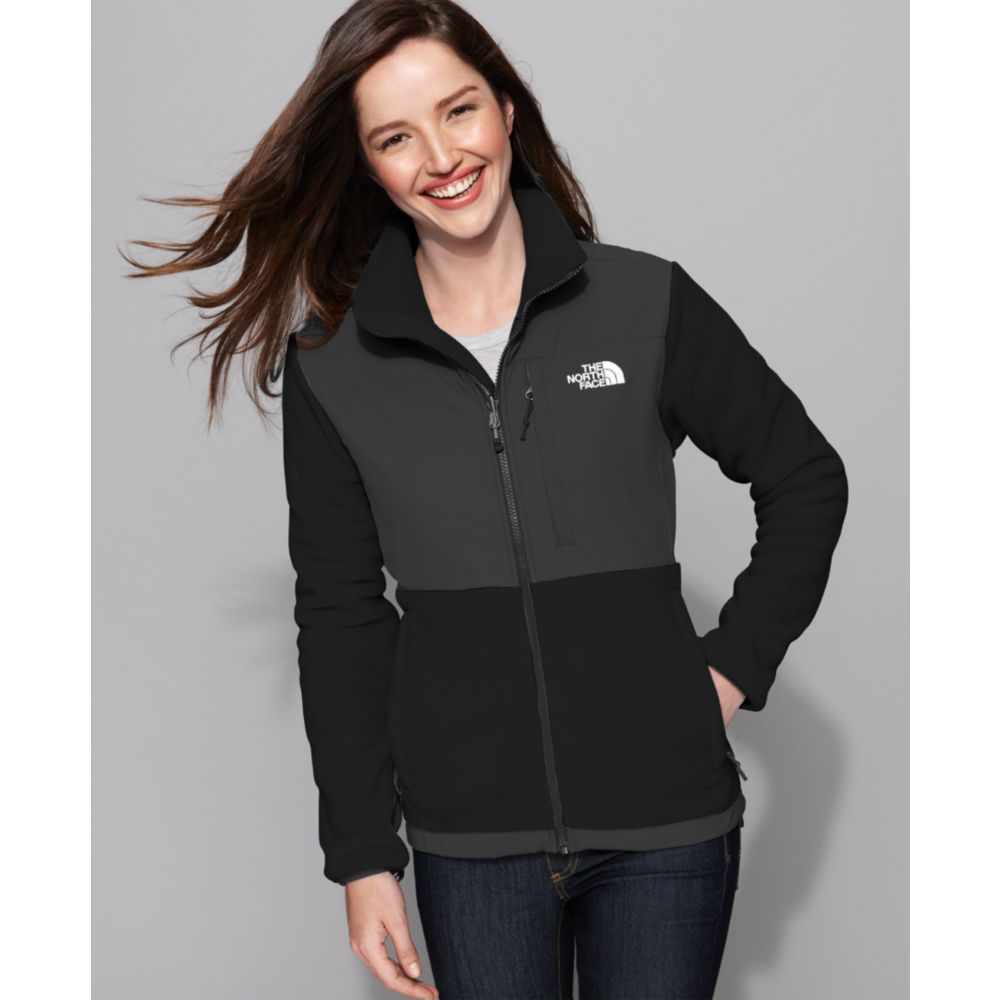 Lyst - The north face Denali Zip Front Fleece in Black