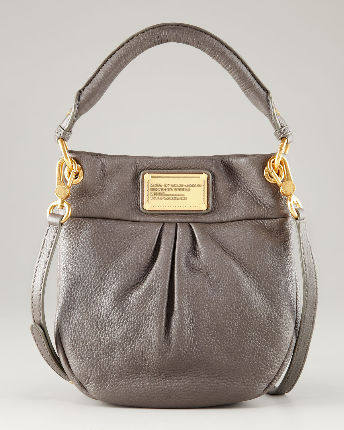 Lyst - Marc By Marc Jacobs Classic Q Mini Hillier Hobo Faded Alum in Gray