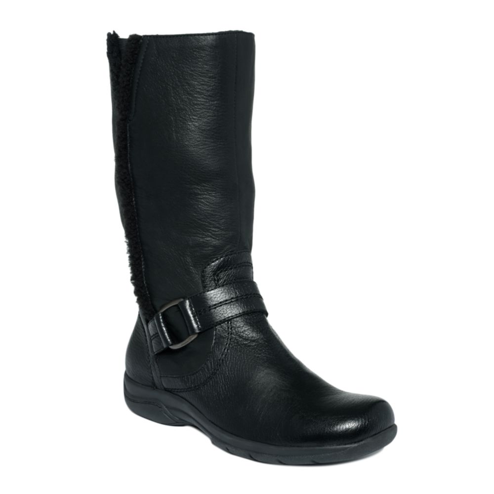 Clarks Chris Perth Tall Boots in Black | Lyst
