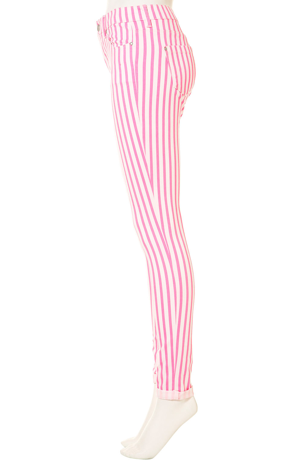 neon stripe trousers