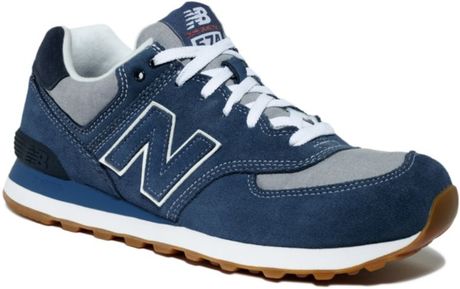 New Balance Ml574 Sneakers in Blue for Men (light blue) | Lyst
