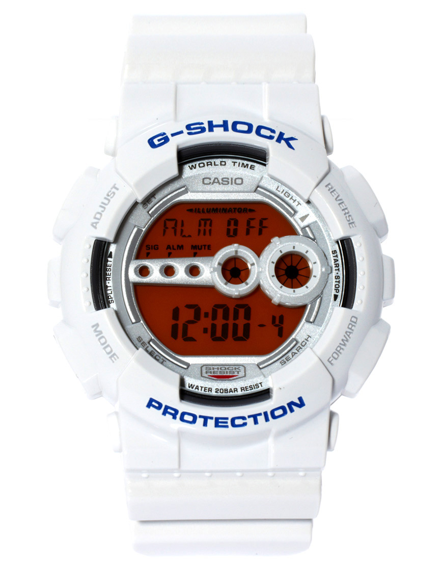 watch g shock white