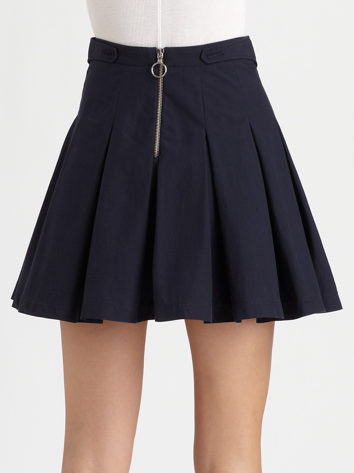 Lyst - Boy by band of outsiders Cheerleader Skirt in Blue