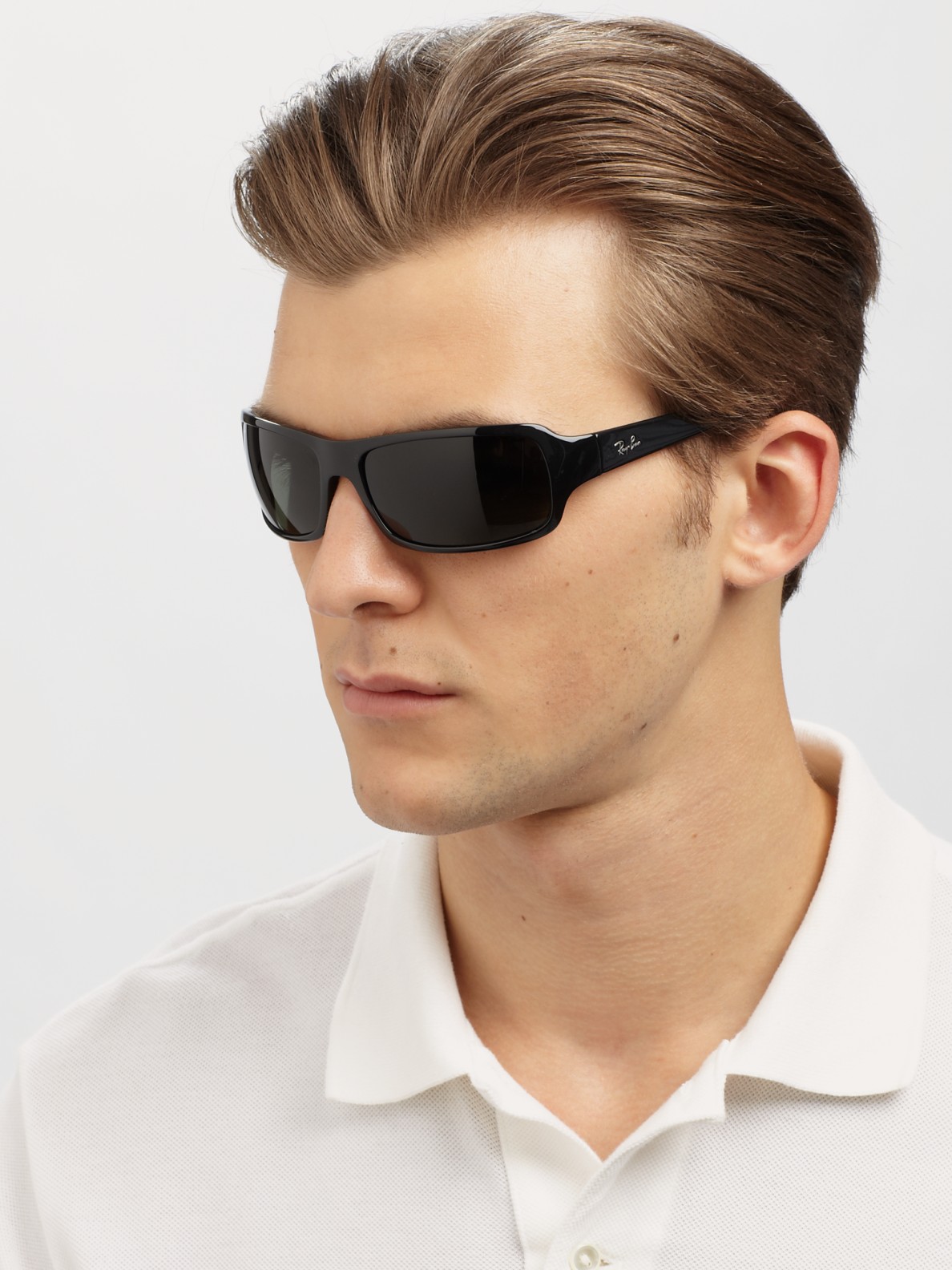 ray ban polarized rectangular sunglasses