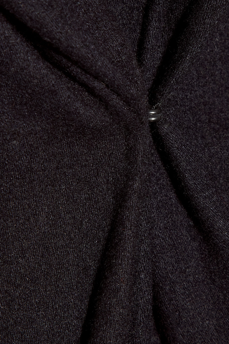 Lyst - Lanvin Creased Wool-blend Wrap Jacket in Black