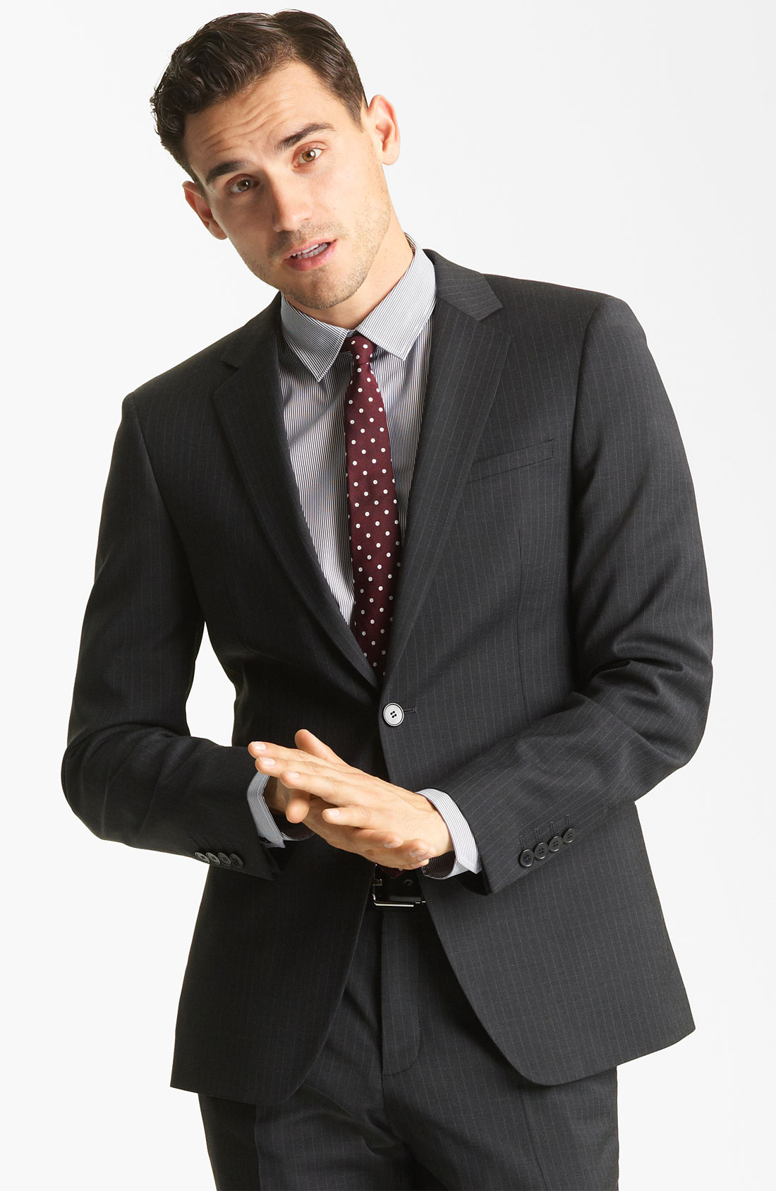 Dolce & Gabbana Pinstripe Suit in Gray for Men (dark grey pinstripe) | Lyst