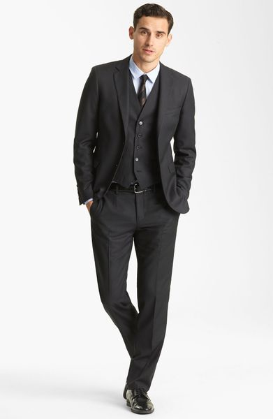 Dolce & Gabbana Three Piece Suit in Gray for Men (grey birdseye) | Lyst