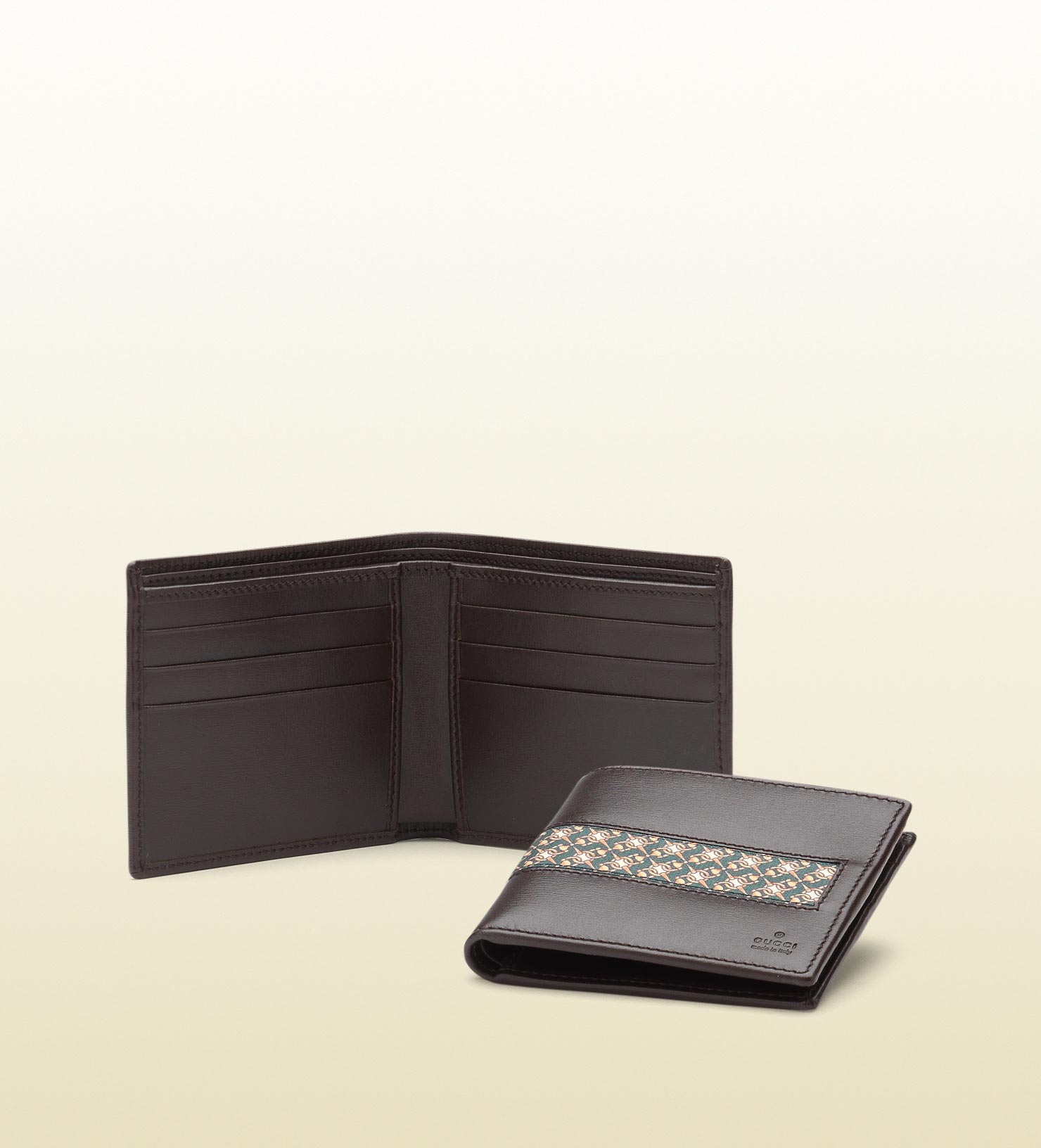 Gucci Vintage Horsebit Bifold Wallet in Brown for Men | Lyst