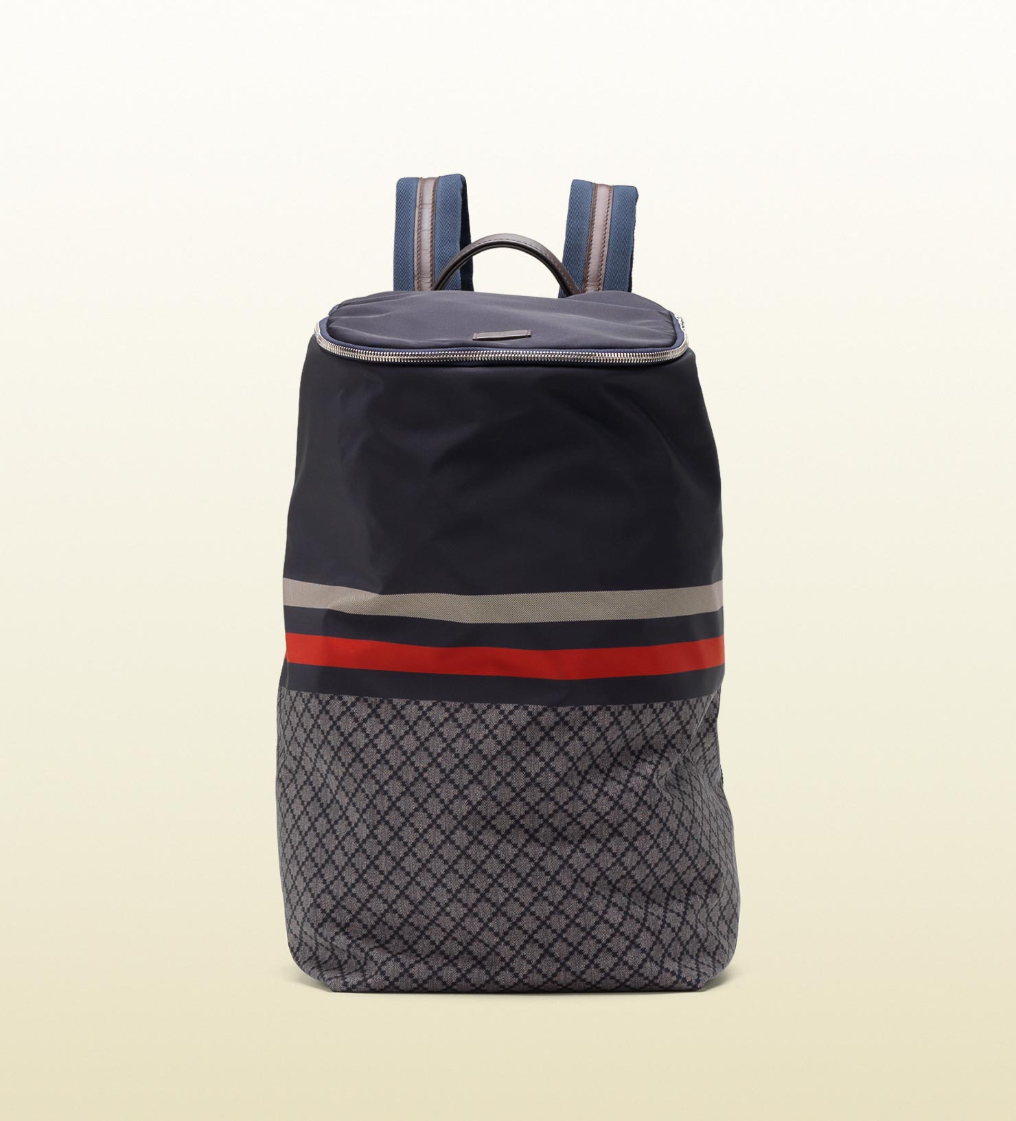 Lyst - Gucci Large Backpack in Blue for Men