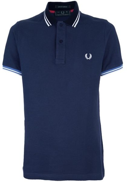 Fred Perry Special Edition Polo Shirt in Blue for Men | Lyst