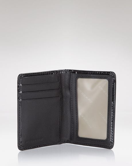 Burberry Transit Pass Holder in Beige (black) | Lyst