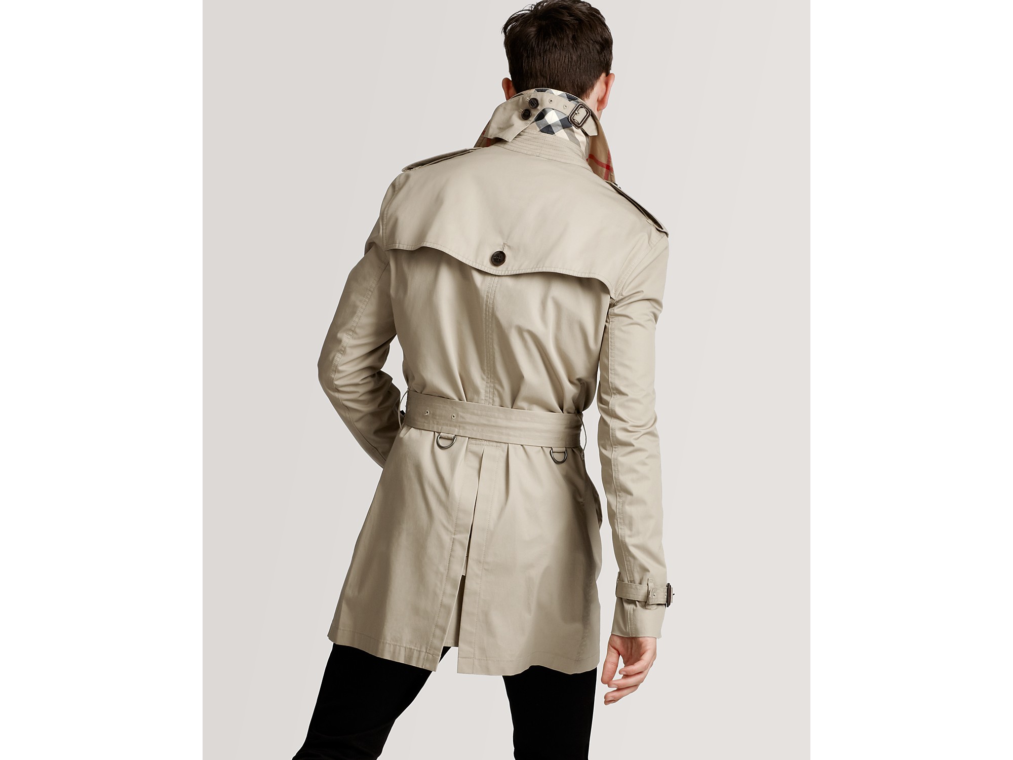 Lyst - Burberry Brit Britton Trench Coat In Natural For Men