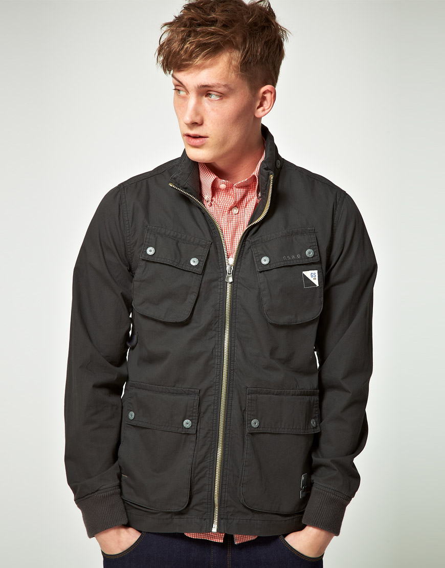 Lyst - G-Star Raw Overshirt Jacket in Gray for Men