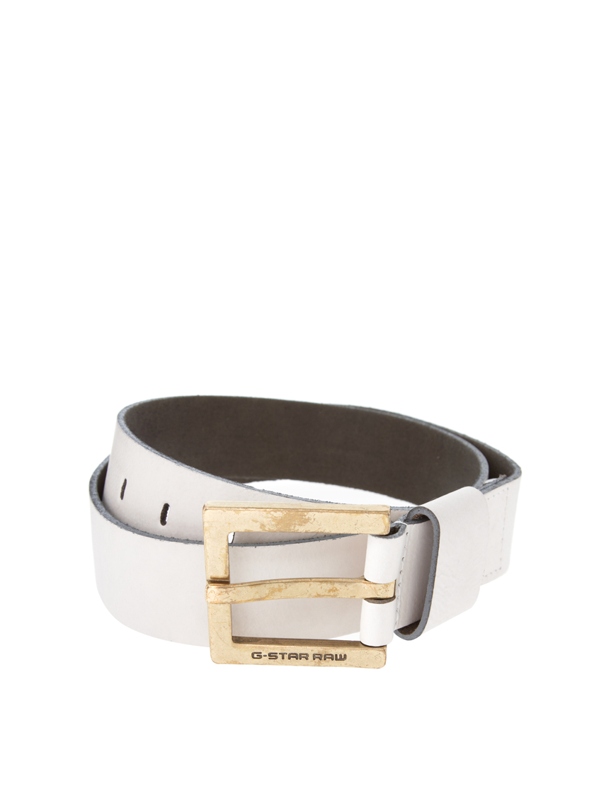 Lyst - G-Star Raw Duko Belt in White for Men