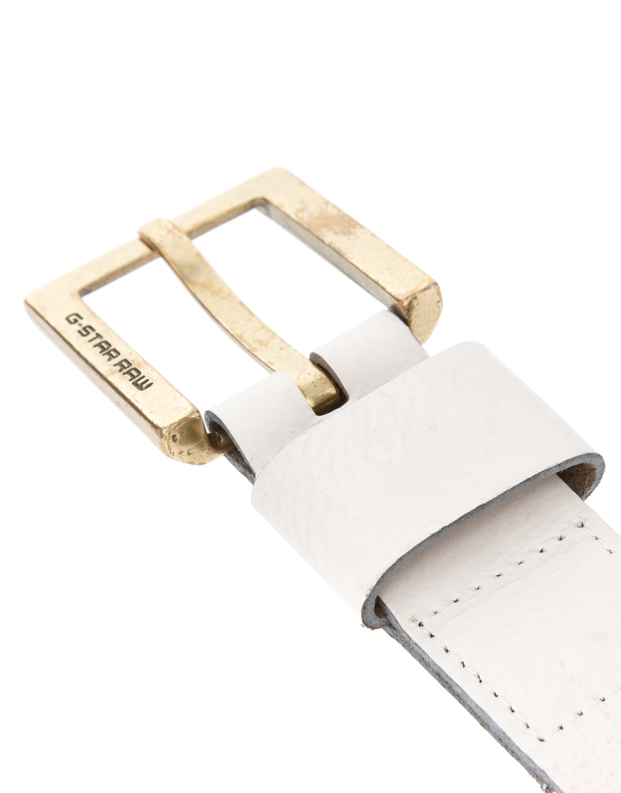 Lyst GStar Raw Duko Belt in White for Men