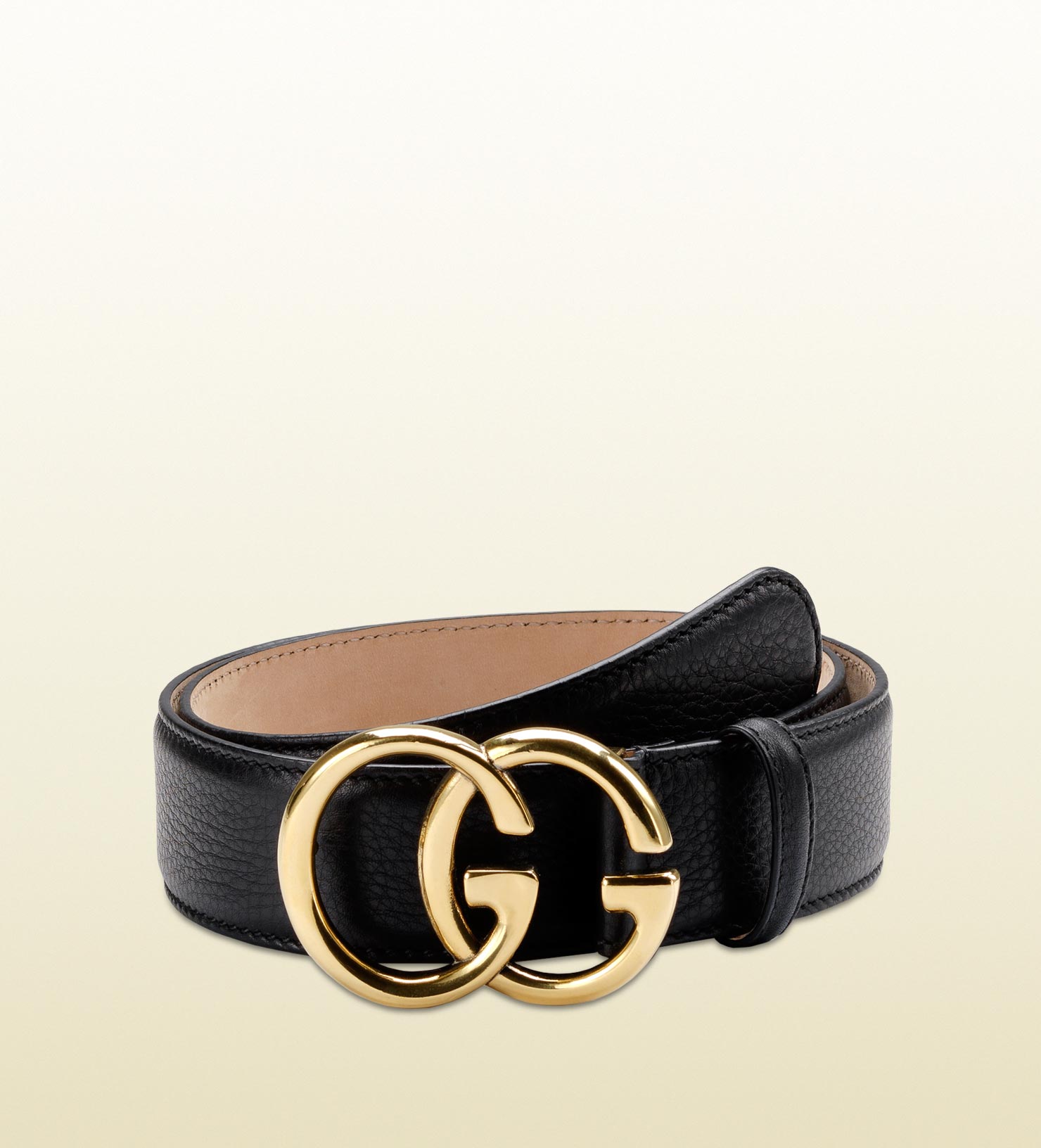 Gucci Belt With Double G Buckle in Black | Lyst