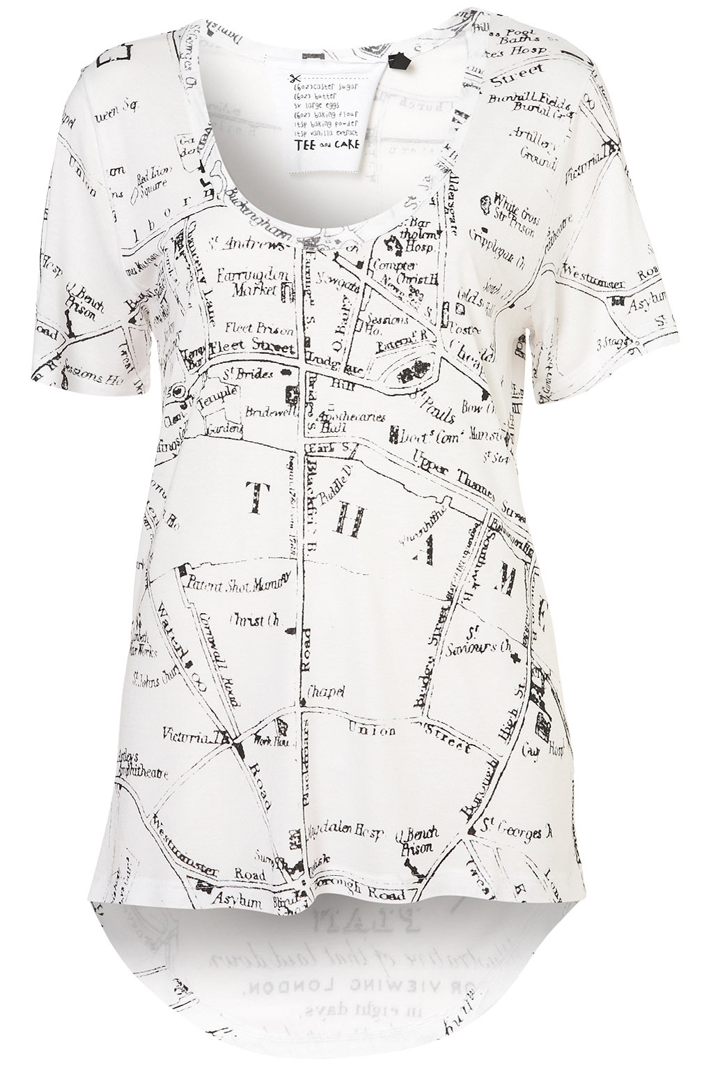 Lyst London Map Tee By Tee and Cake in White