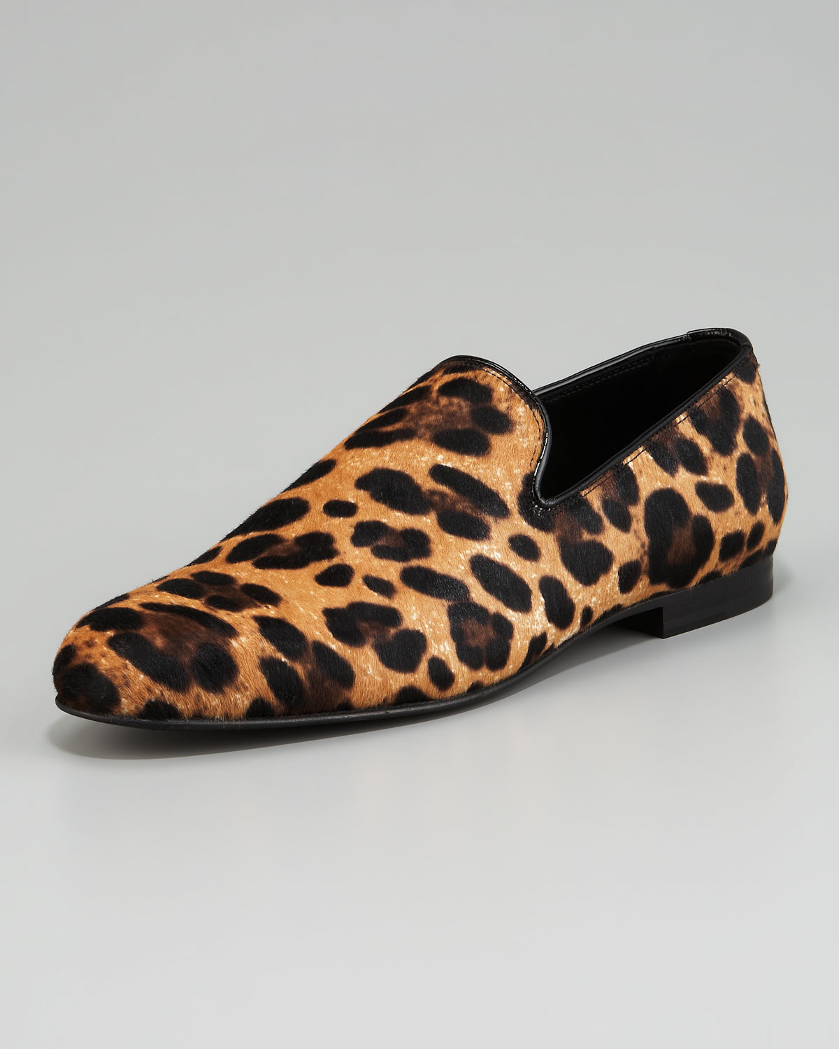 Jimmy choo Leopardprint Calfhair Loafer for Men Lyst
