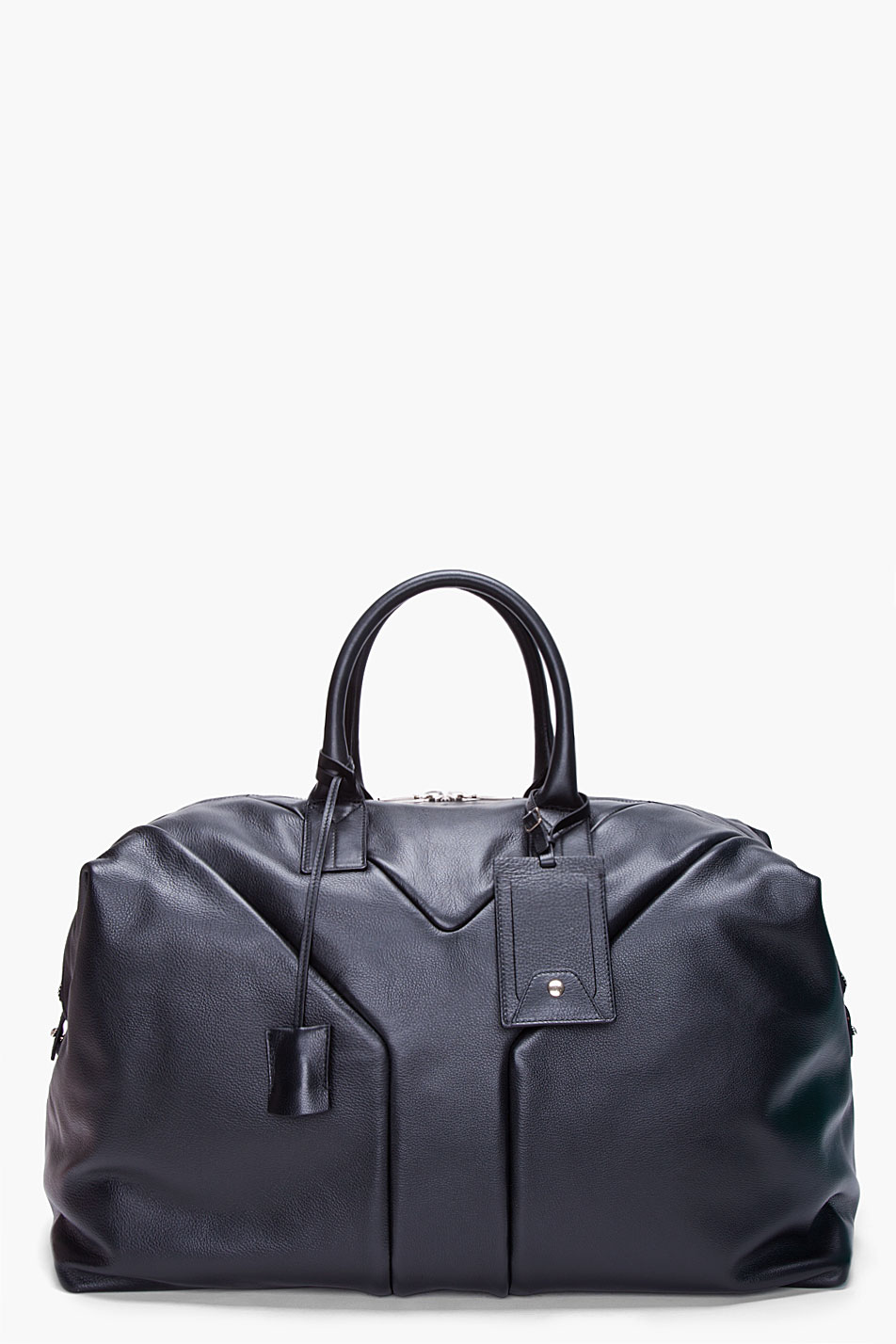 Saint laurent Large Black Hamptons Bag in Black for Men | Lyst  