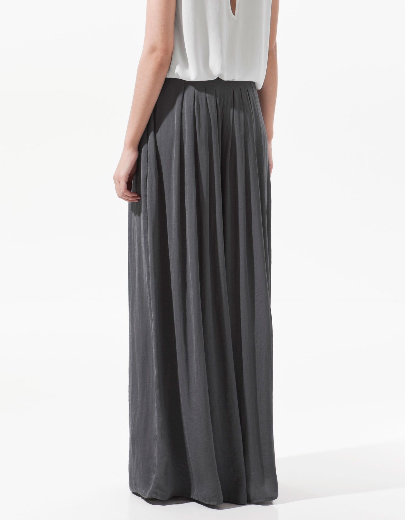 grey palazzo pants