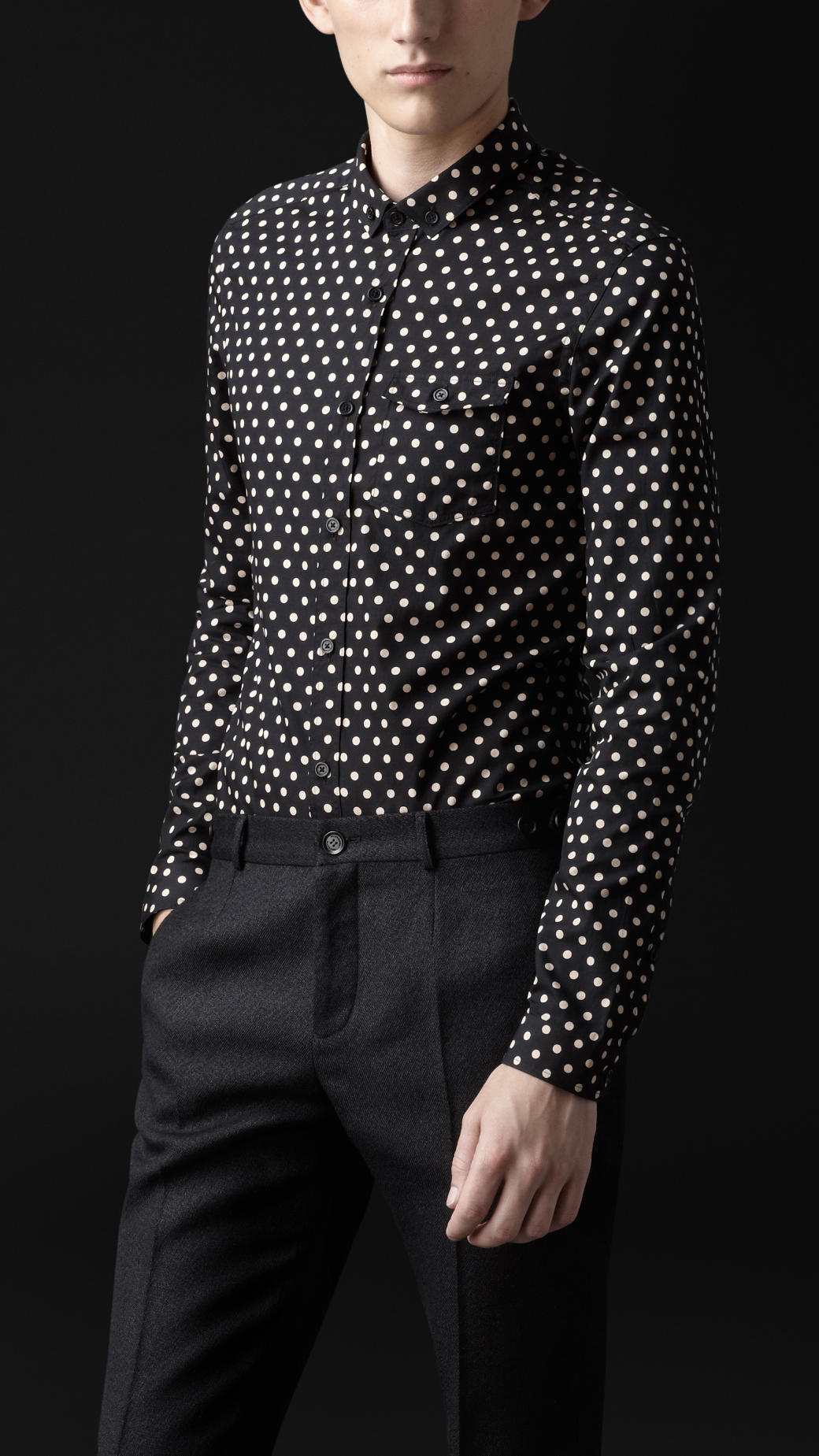 dotted shirts for mens