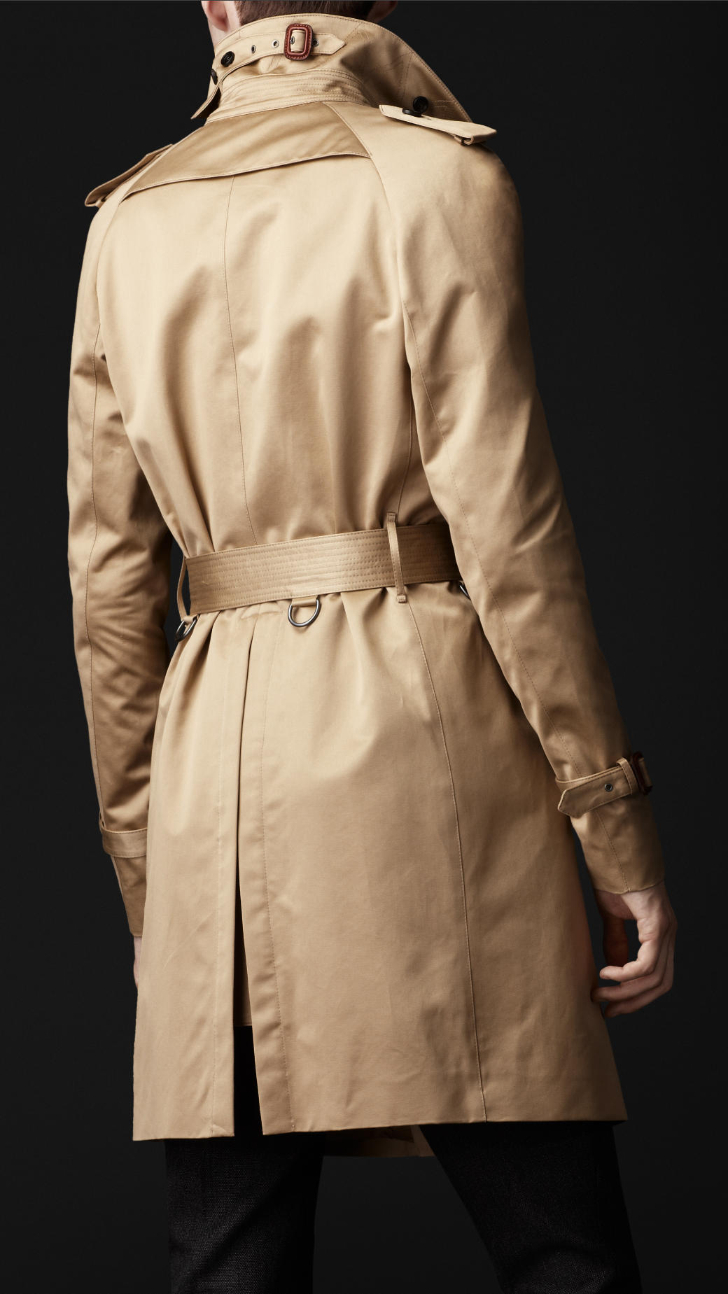 Burberry prorsum Cotton Military Trench Coat in Natural for Men | Lyst