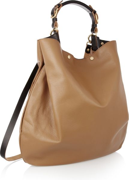 Marni Leather Hobo Bag in Brown