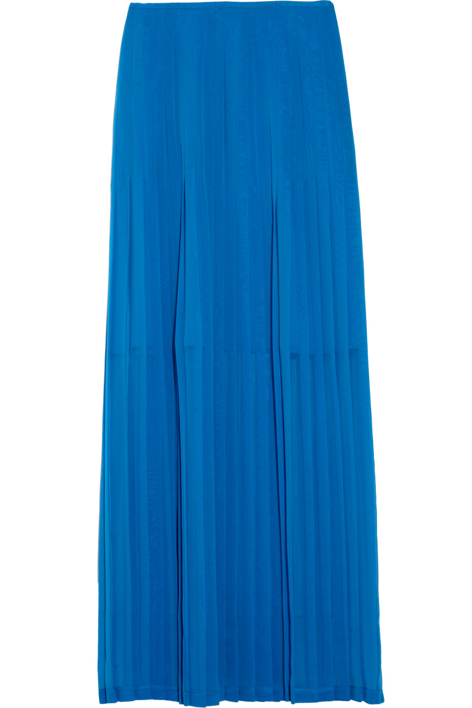 Catherine Malandrino Pleated Chiffon Maxi Skirt in Blue | Lyst