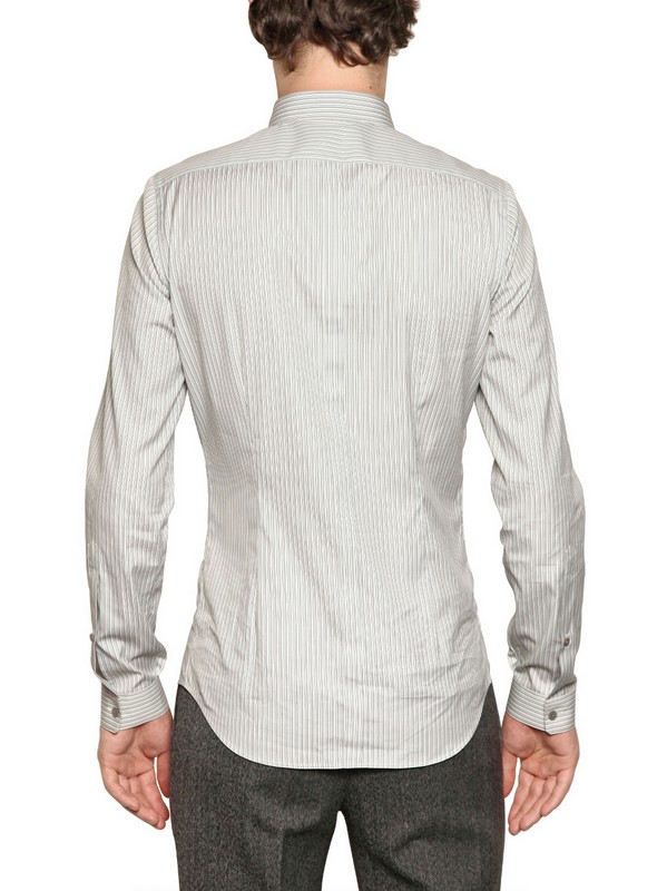 Lyst - Burberry Prorsum Fox Printed Cotton Poplin Shirt in Natural for Men