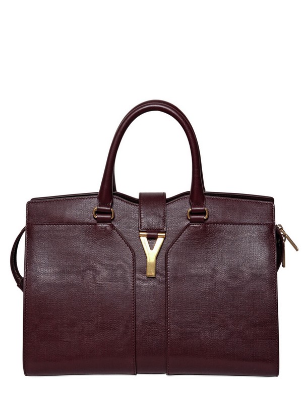 ysl cabas chyc burgundy  