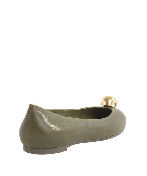 alexander mcqueen flats with skull
