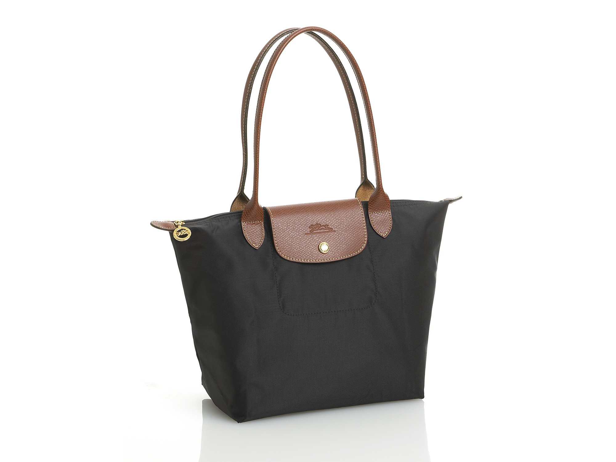 Lyst Longchamp Le Pliage Medium Shoulder Tote in Black