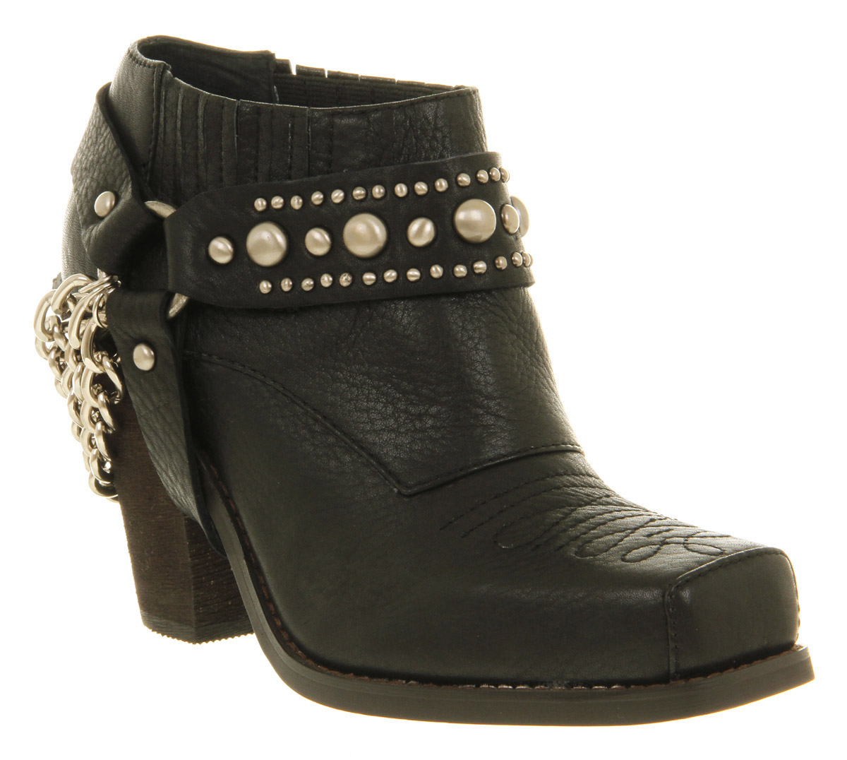 Lyst - Jeffrey Campbell Gene Ankle Boots in Black