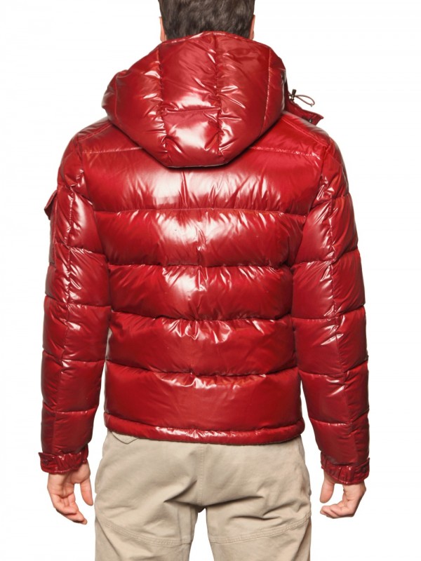 mens red moncler coat