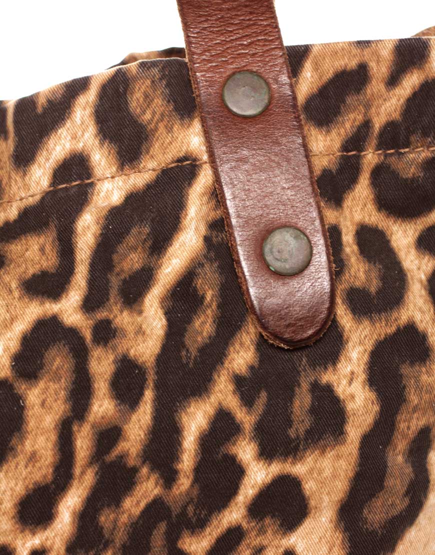 ralph lauren leopard print bag