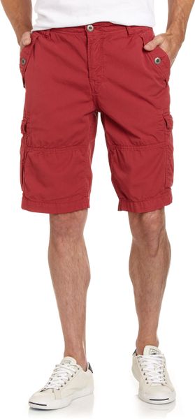 Original Paperbacks Daytona Cargo Shorts in Red for Men (red polo) | Lyst