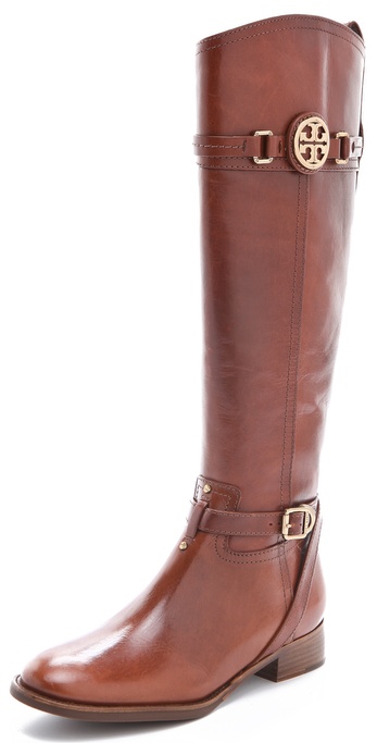 Lyst - Tory Burch Calista Riding Boots in Brown