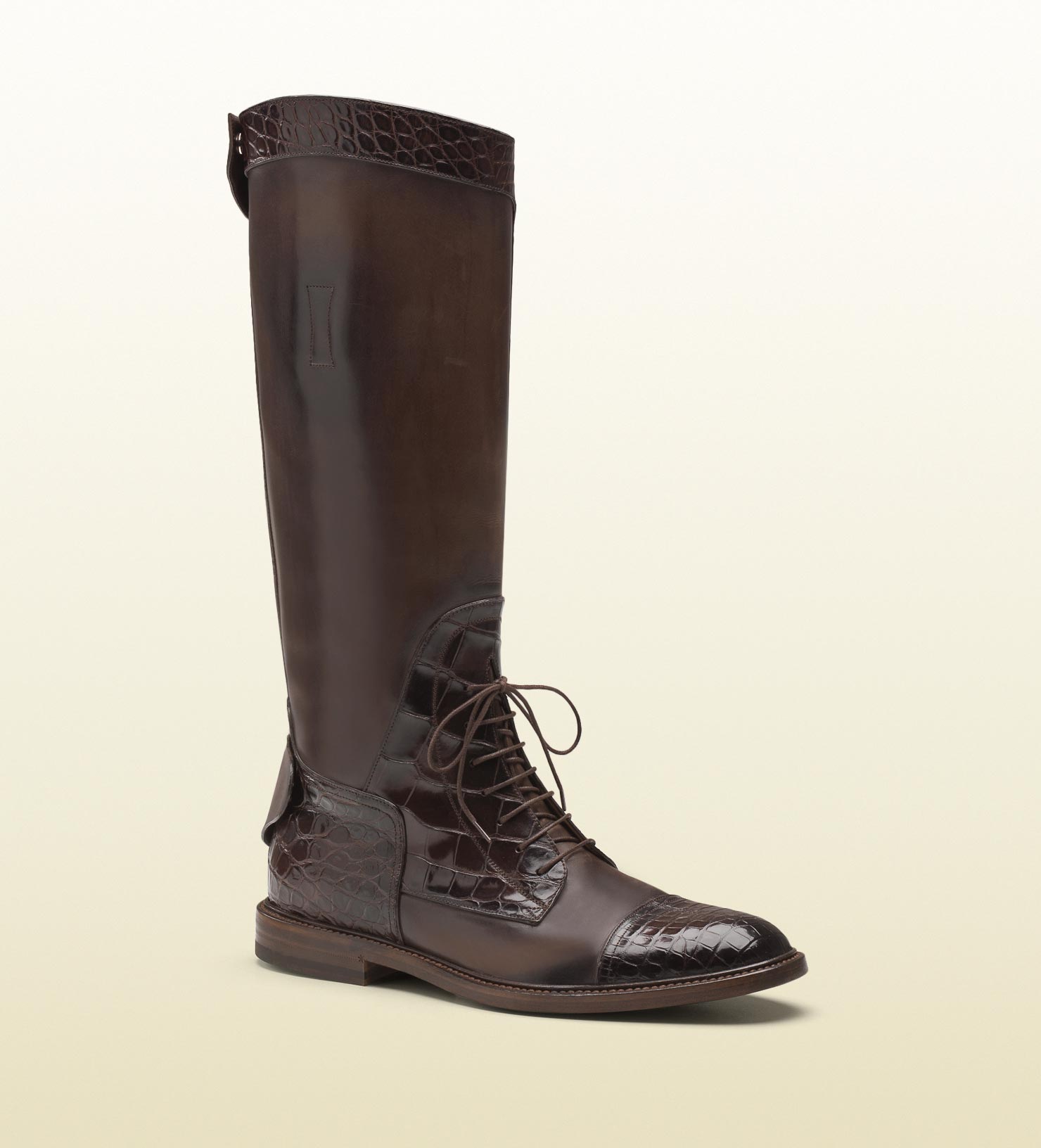mens brown gucci boots