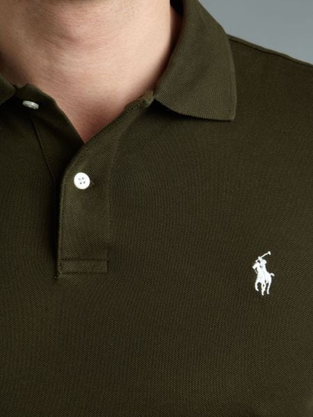 Ralph Lauren Golf Pro Fitted Polo Shirt in Green for Men (olive) | Lyst