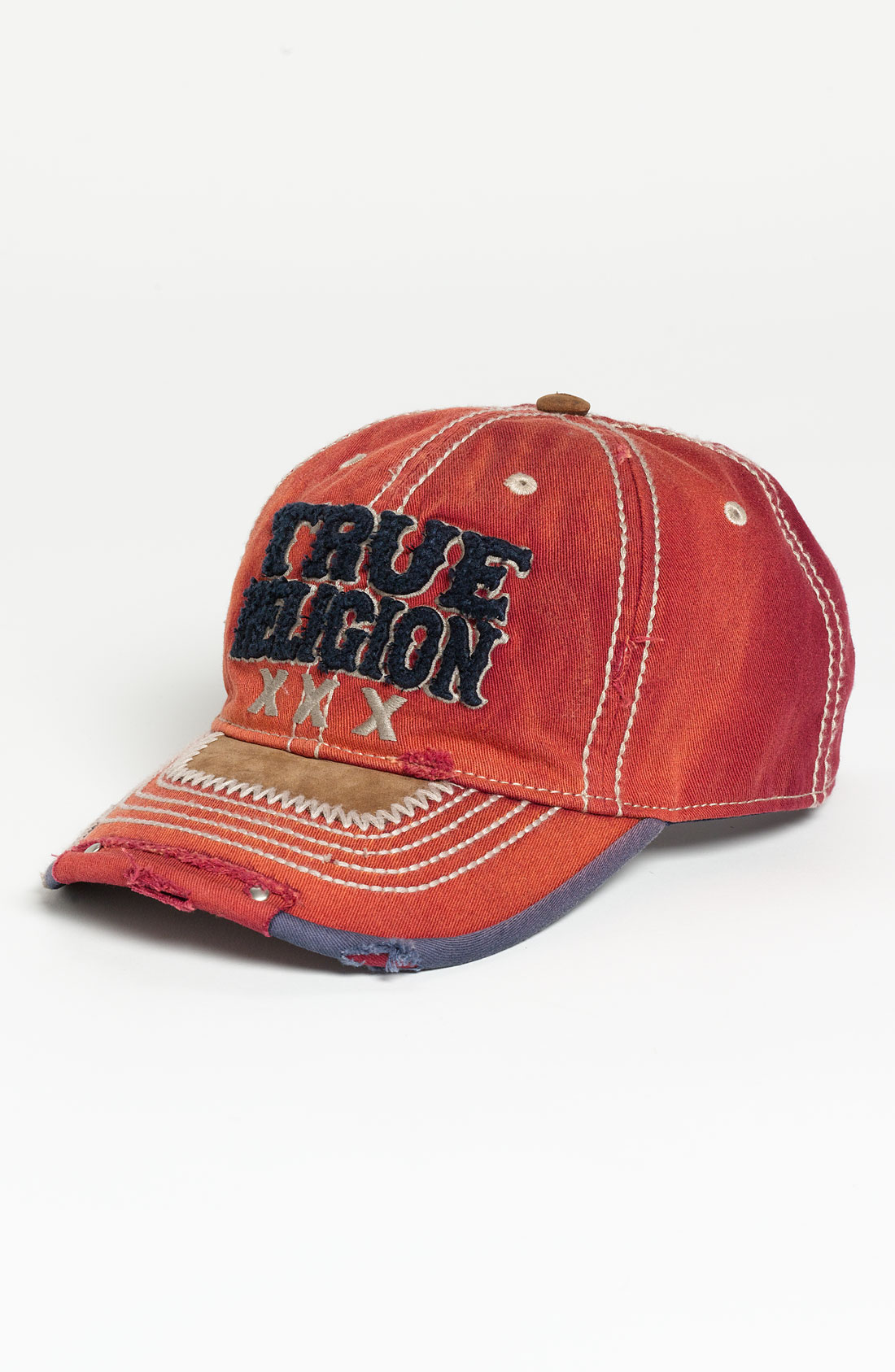 True Religion Xxx Baseball Cap in Red for Men (redwood) | Lyst