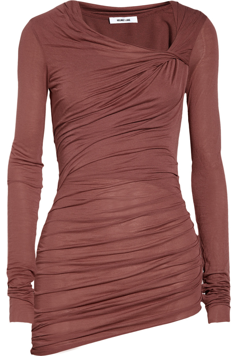 helmut lang brown shirt