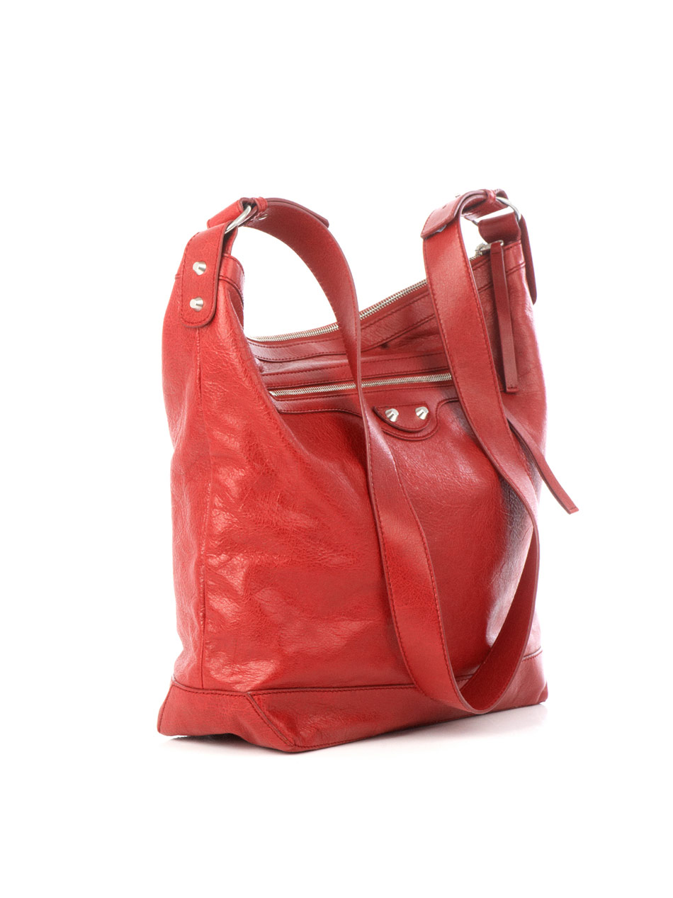 Balenciaga Classic Day Bag in Red for Men | Lyst