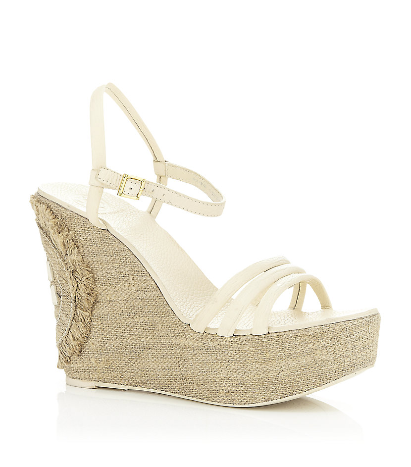 white wedge sandal burch wedge sandal in white lyst white wedge sandal burch wedge sandal in white lyst