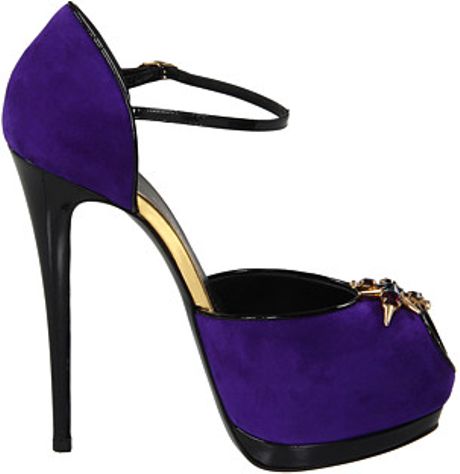 Giuseppe Zanotti Purple HIgh Heel Platform Heels in Purple (b) | Lyst