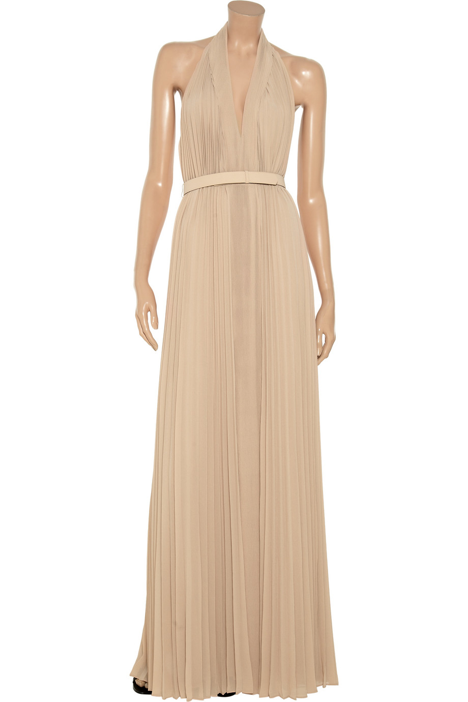 halston halter gown