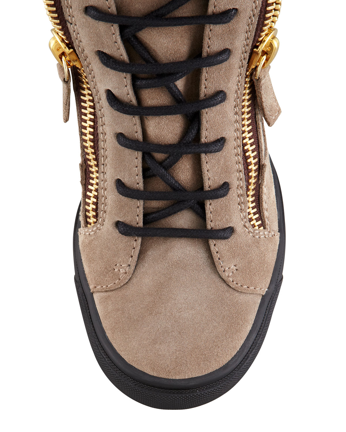giuseppe zanotti suede sneaker