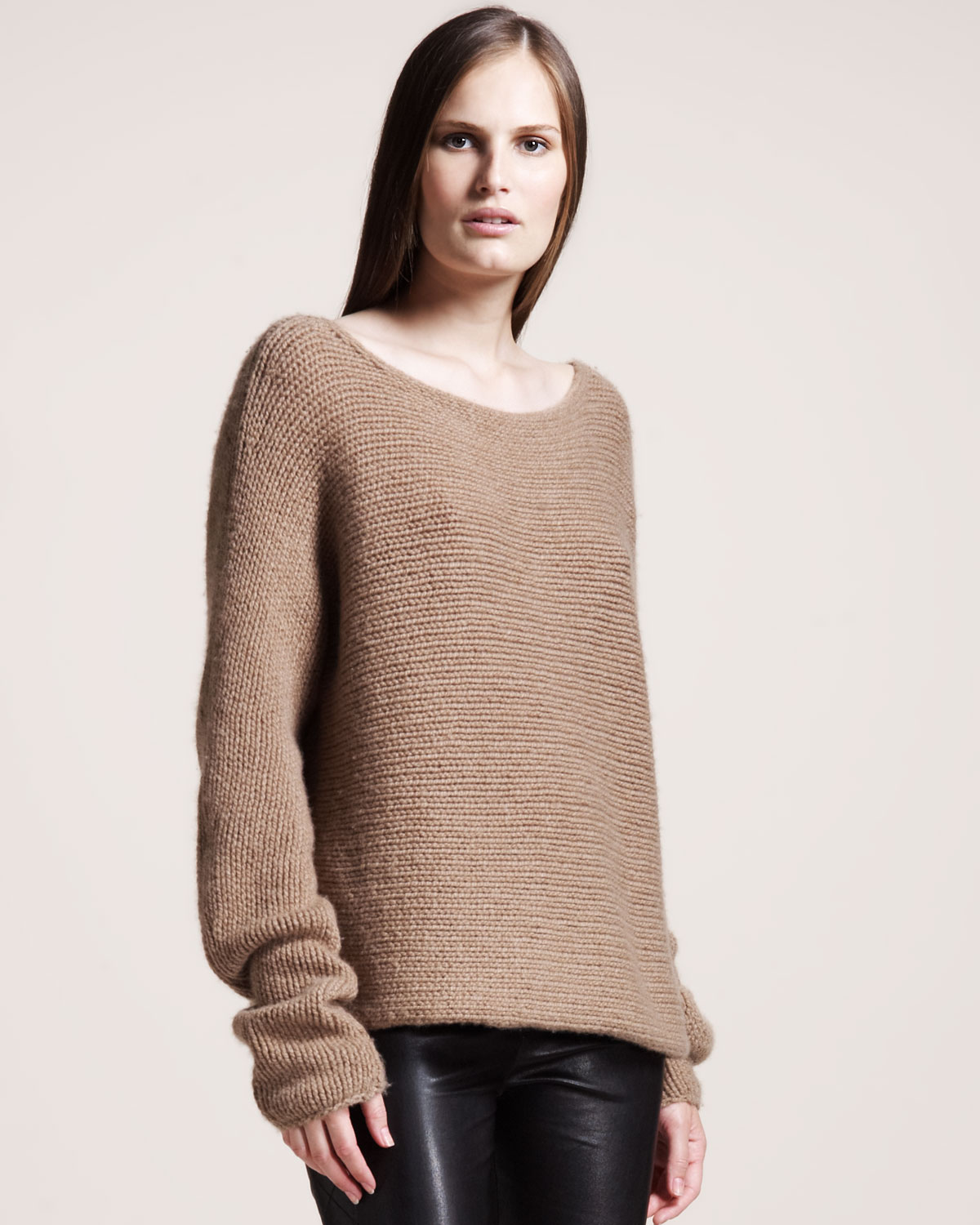 Lyst - The Row Bateauneck Cashmere Sweater in Natural