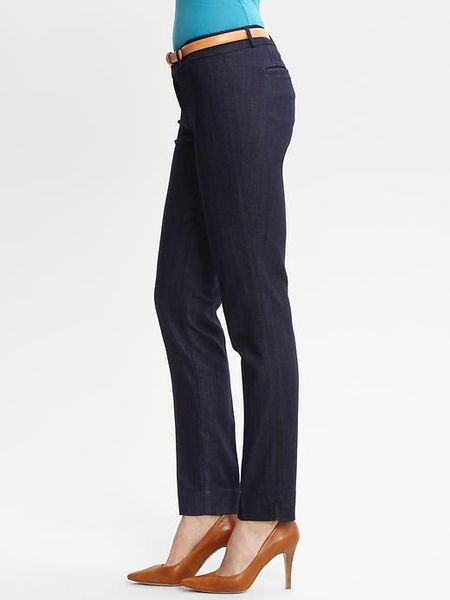 Banana Republic Sloan-Fit Slim Ankle Pant in Blue (indigo) | Lyst